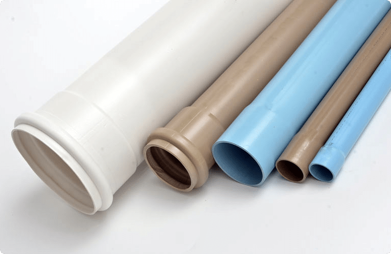 Quais são os tipos de materiais para tubulações