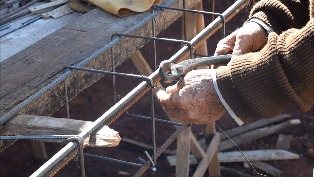 03 formas de amarrar armaduras de vergalhões